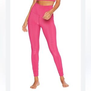 Beach Riot Tayler Pink Leggings pink sunset sz XS ribbed